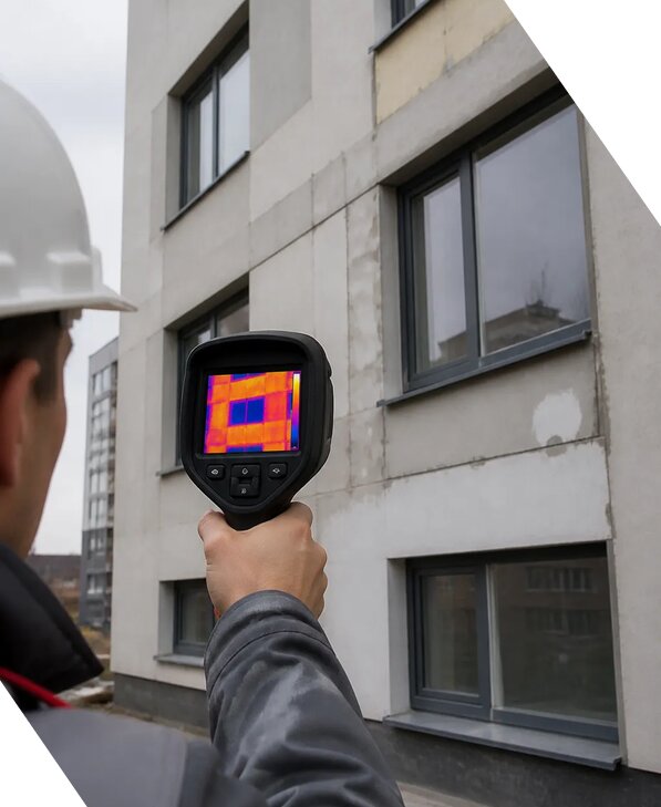 Тепловой неразрушающий контроль строительных конструкций в Сыктывкаре
