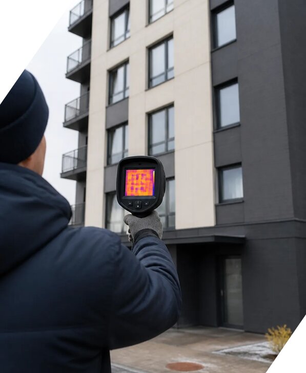 Тепловизионное обследование зданий в Сыктывкаре от 5156 р. | ЭкспертизаРоссия