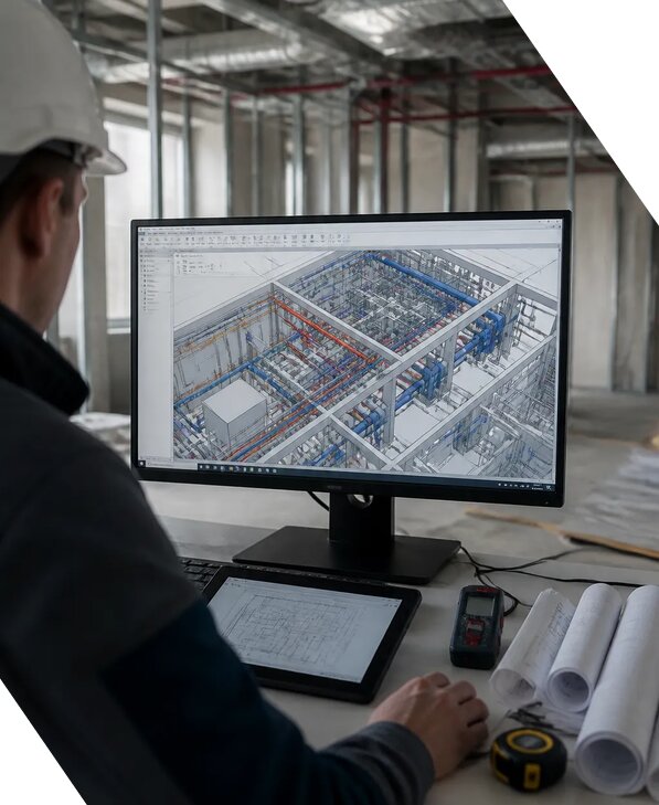 Создание BIM модели инженерных сетей для объектов в Сыктывкаре